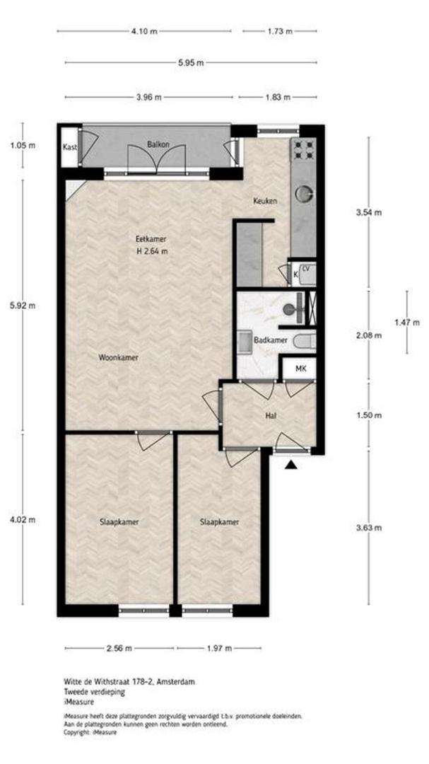 Appartement te huur: Witte de Withstraat 178-2, Amsterdam